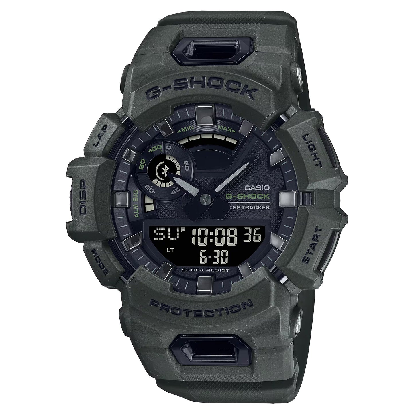 G-Shock Men Green Resin Strap Analog-Digital Watch - GBA-900UU-3ADR-G-Shock-Albatel