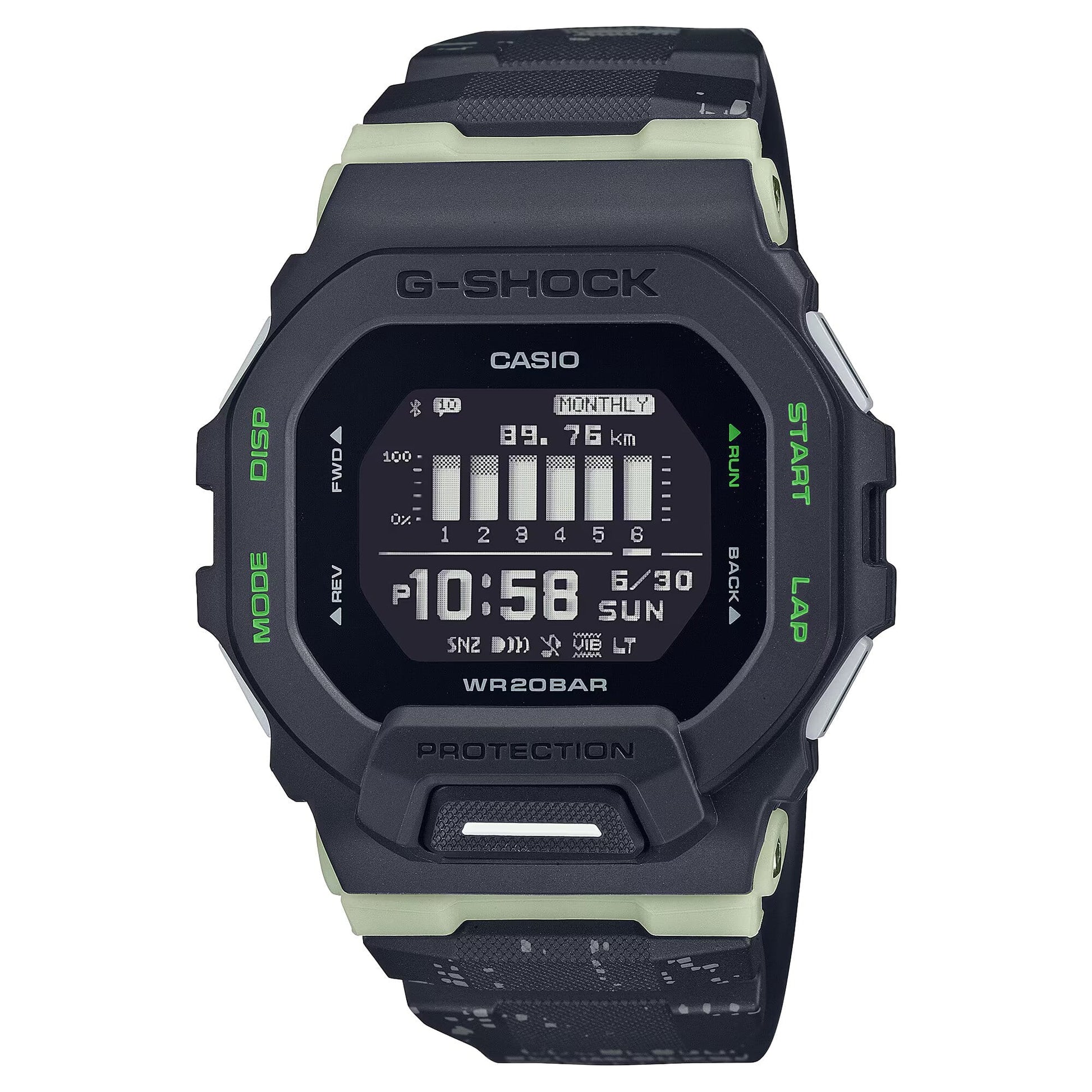 G-Shock GBD-200LM-1DR Digital Men's Watch Black-G-Shock-Albatel