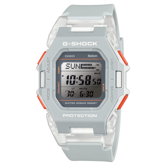 Compact Digital Step Tracker Light Grey