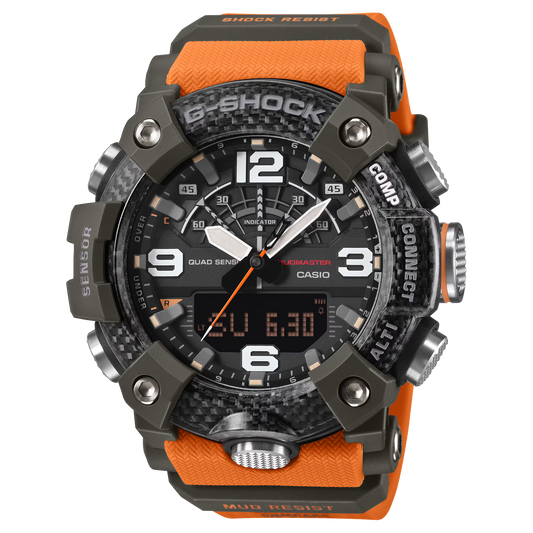 Mudmaster Quad Sensor Yellow Accent Watch