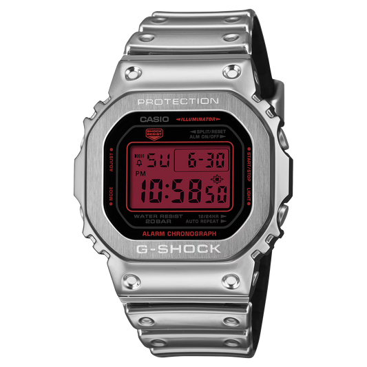 G-Shock Metallic Series, Silicone Band Digital Watch