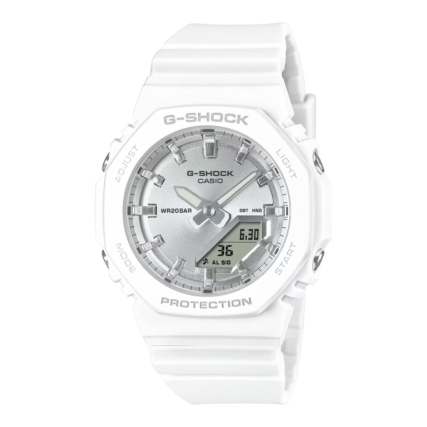 Analog Digital White Resin Band Watch-G-Shock-Albatel