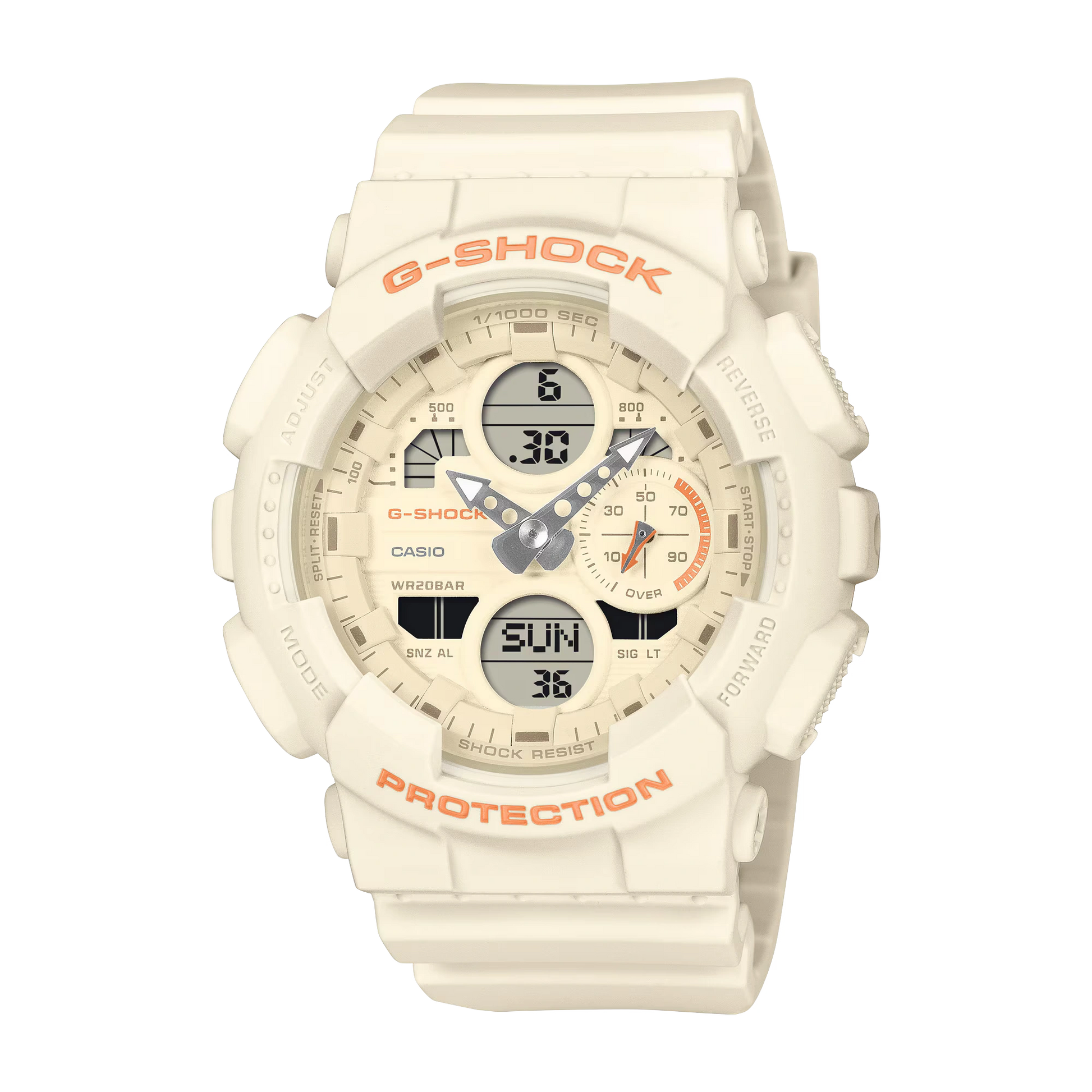 G-Shock S-Series Mid-Size White