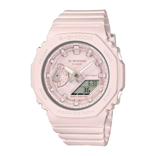 G-Shock Women's Pink Analog-Digital Resin Strap Watch