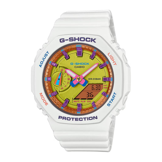 G-SHOCK Analog-Digital Yellow Dial Women's Watch