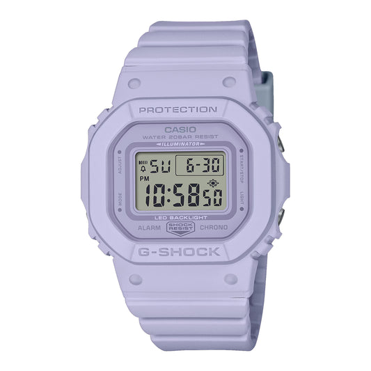G-SHOCK Women's Purple Digital Silicone Strap Watch