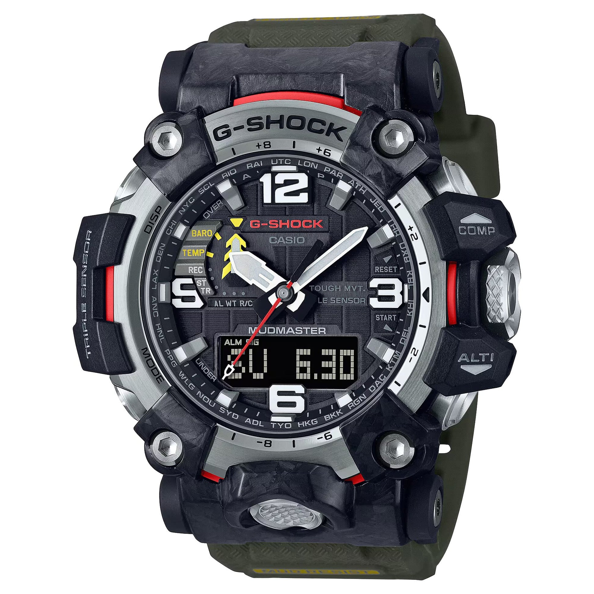 Casio-G-SHOCKBlack Resin Strap Men's Watch-G-Shock-Albatel