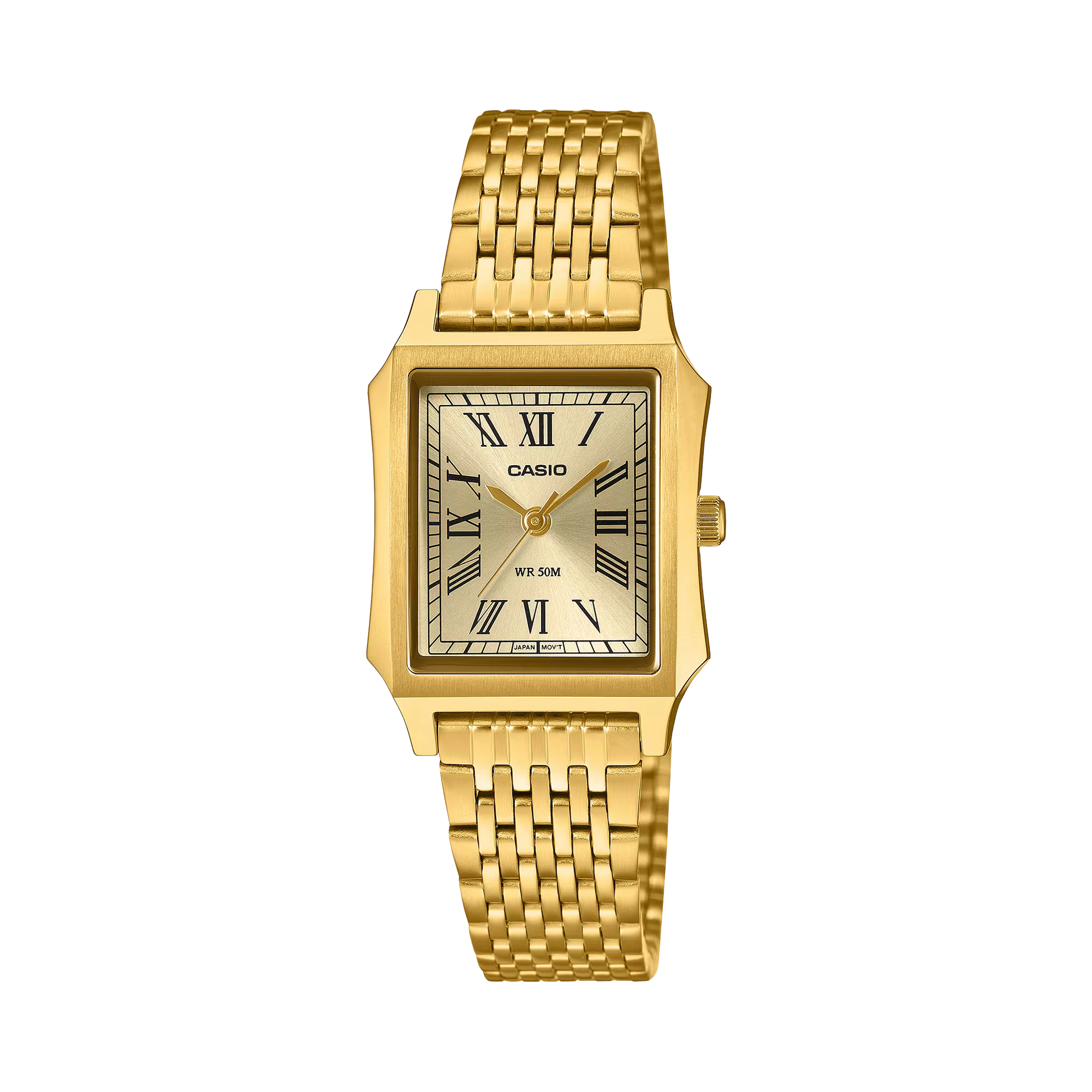 Casio Square Analog Gold-Tone