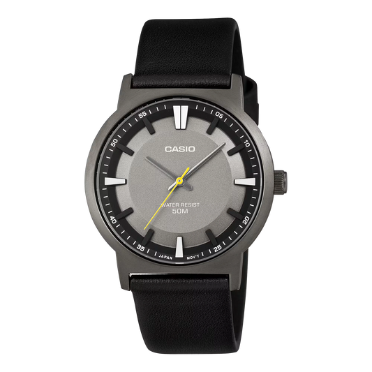 Casio Classic Black IP Leather