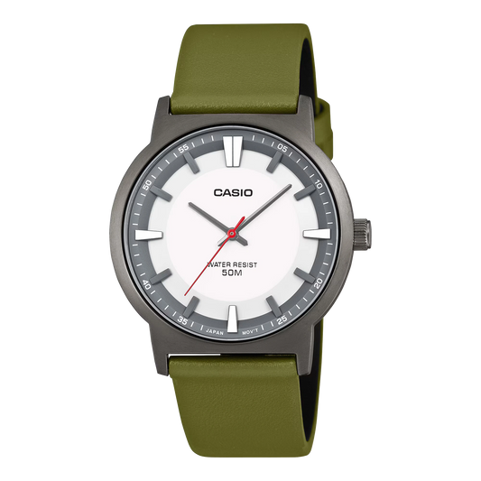 Casio Classic Black IP White Dial