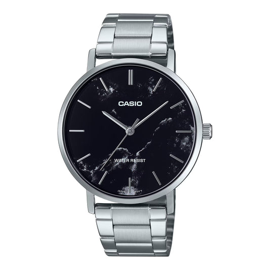 Casio Men's Watch Analog Silver Stainless-Casio-Albatel