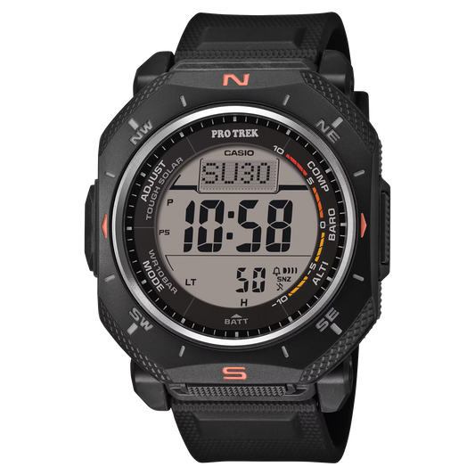 Protrek Digital Black Dial Watch for Men