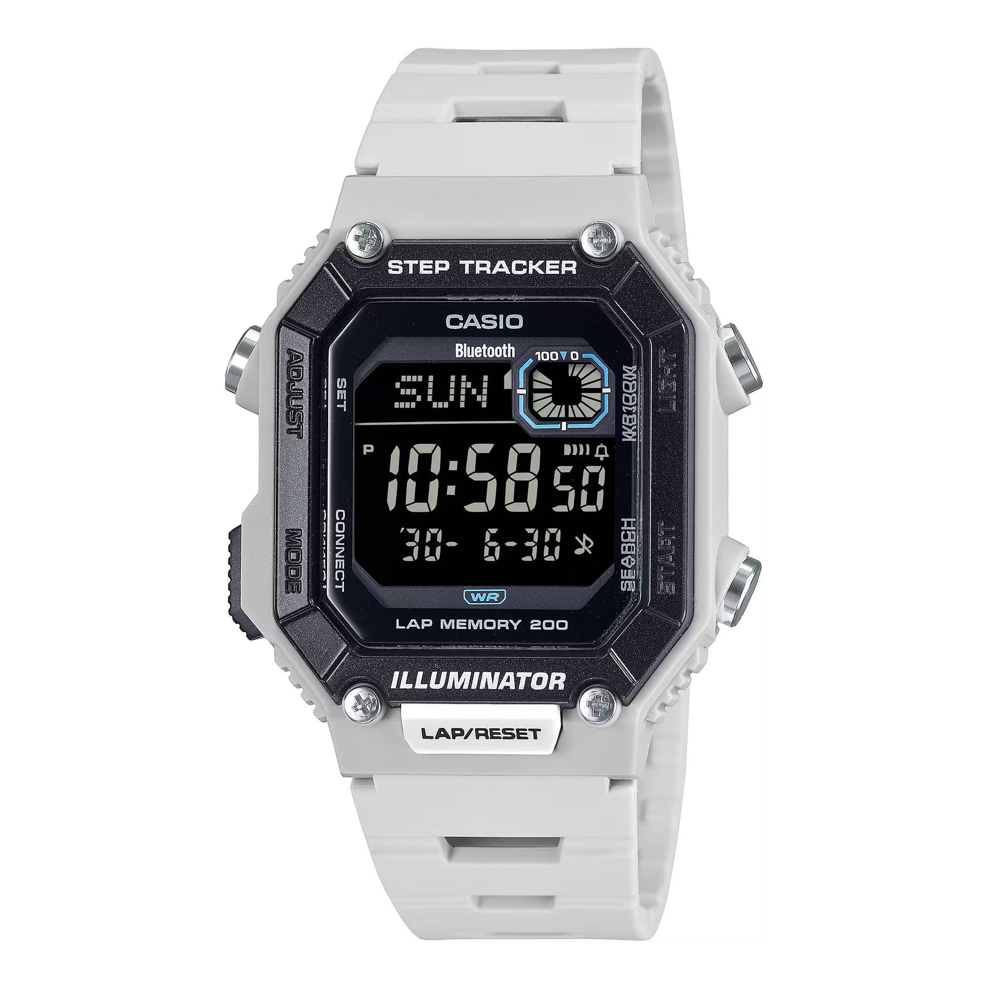 Casio-Standard Fitness Mens 100m Bluetooth-Casio-Albatel