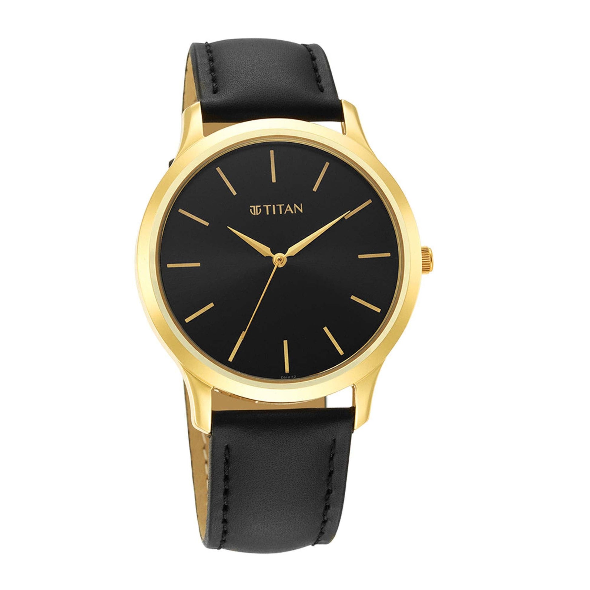 Karishma Radiance Black Dial Analog Watch for Men-TITAN-Albatel