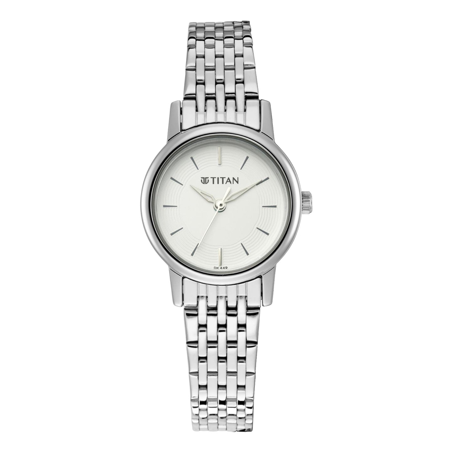 Silver Dial Analog Watch-TITAN-Albatel