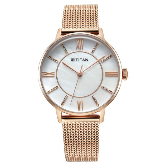 Titan Brown Dial Analog Watch for Women-TITAN-Albatel